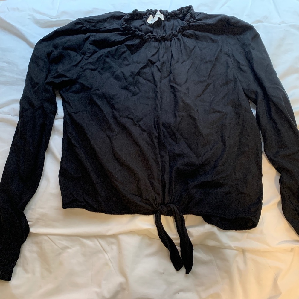 Light Cotton black Blouse